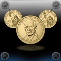 ZDA $1 (34th President) 2015 P + D "Dwight D. Eisenhower" UNC